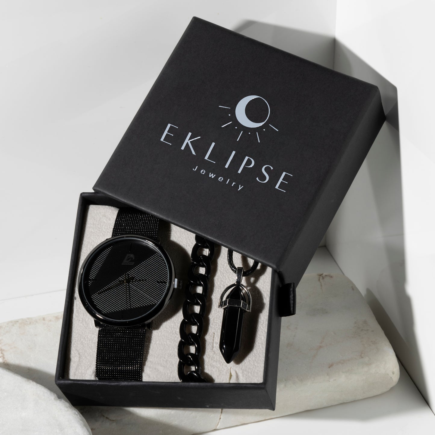 Conjunto de Accesorios "Dark Pack" ® — joyería artesanal Eklipse plata 925