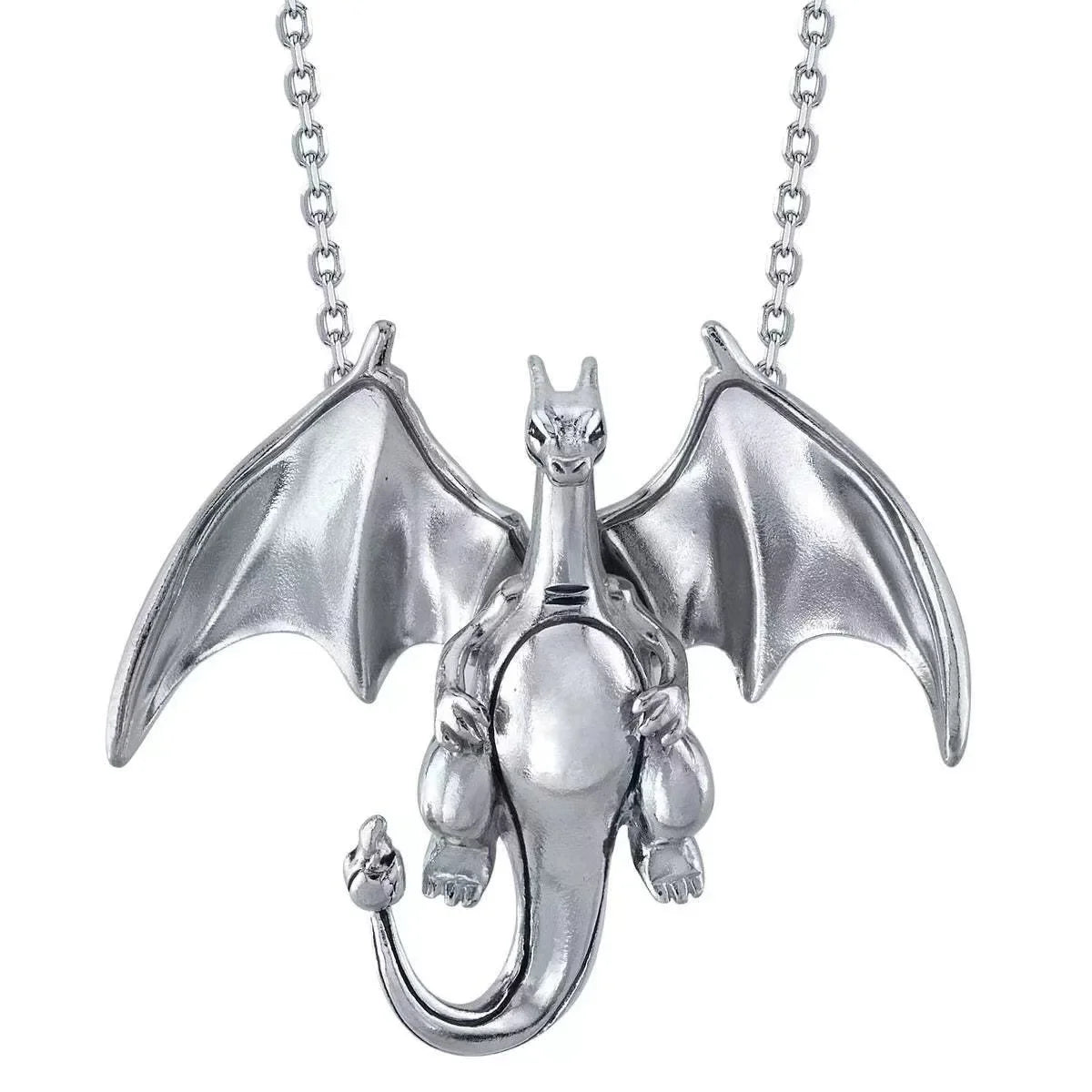 Collar Charizard Acero (Edición Limitada) — joyería artesanal Eklipse plata 925