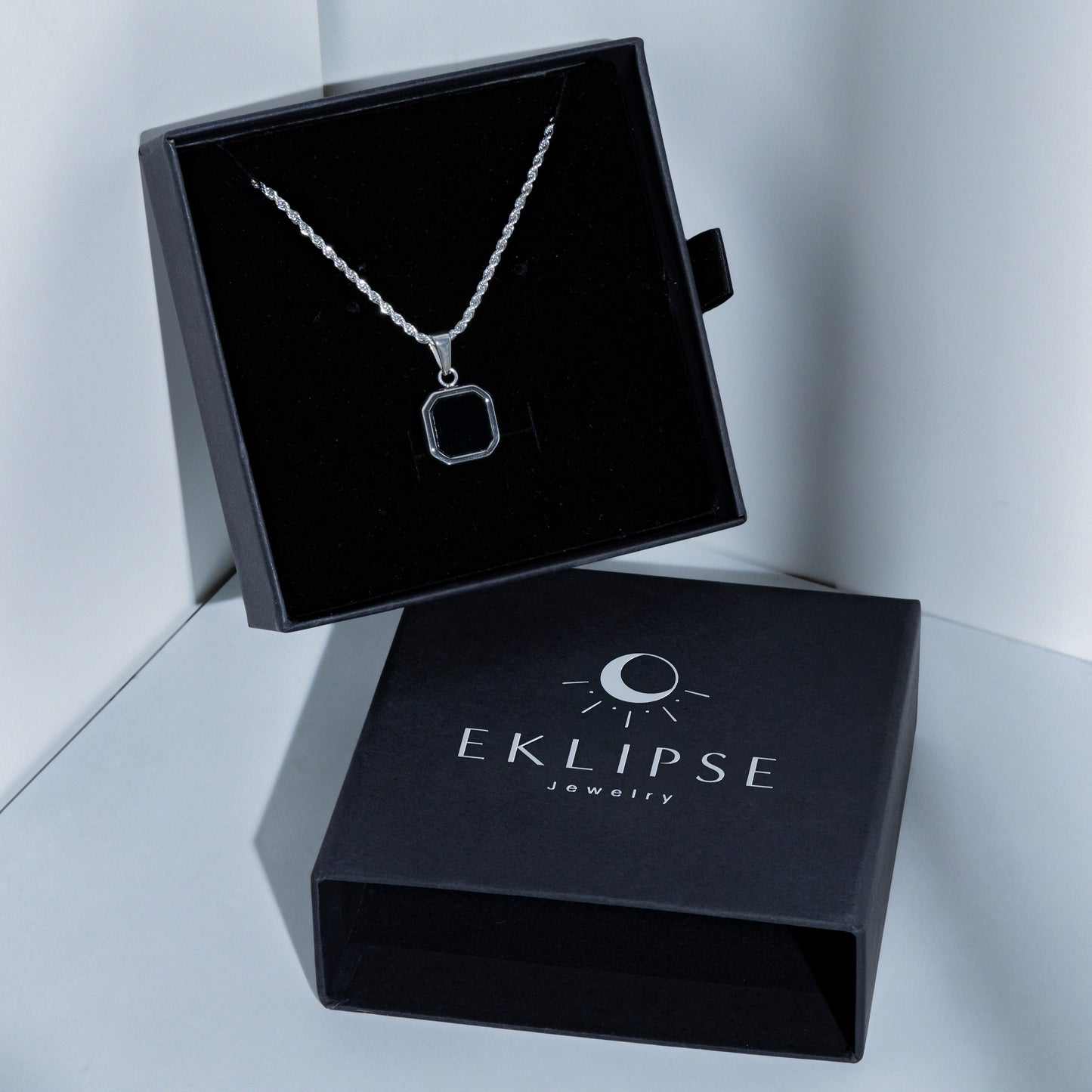 Collar "Espejo Del Alma" ®  Plateado Lunar