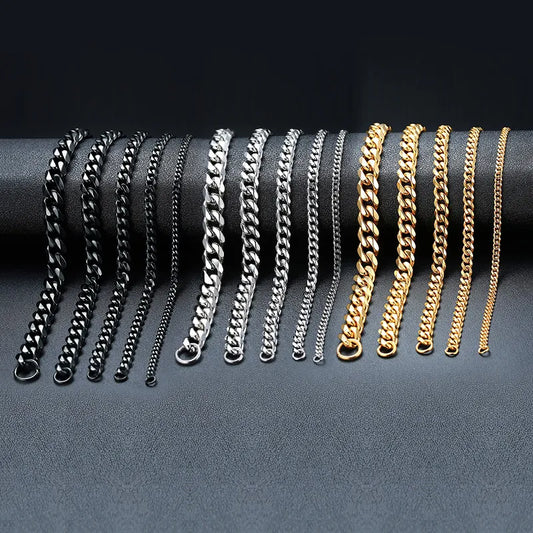 Pulsera Cubana de Acero Inoxidable