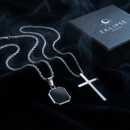 Lazo Eterno — dos collares Espejo del Alma y Lazo Divino