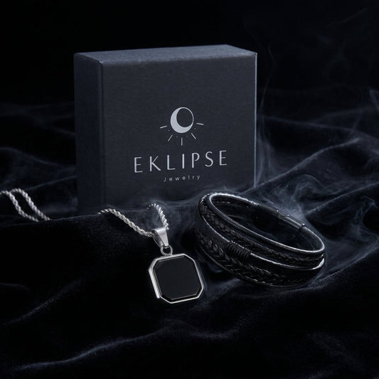 Pacto de Medianoche ® — collar y pulsera con estuche Eklipse