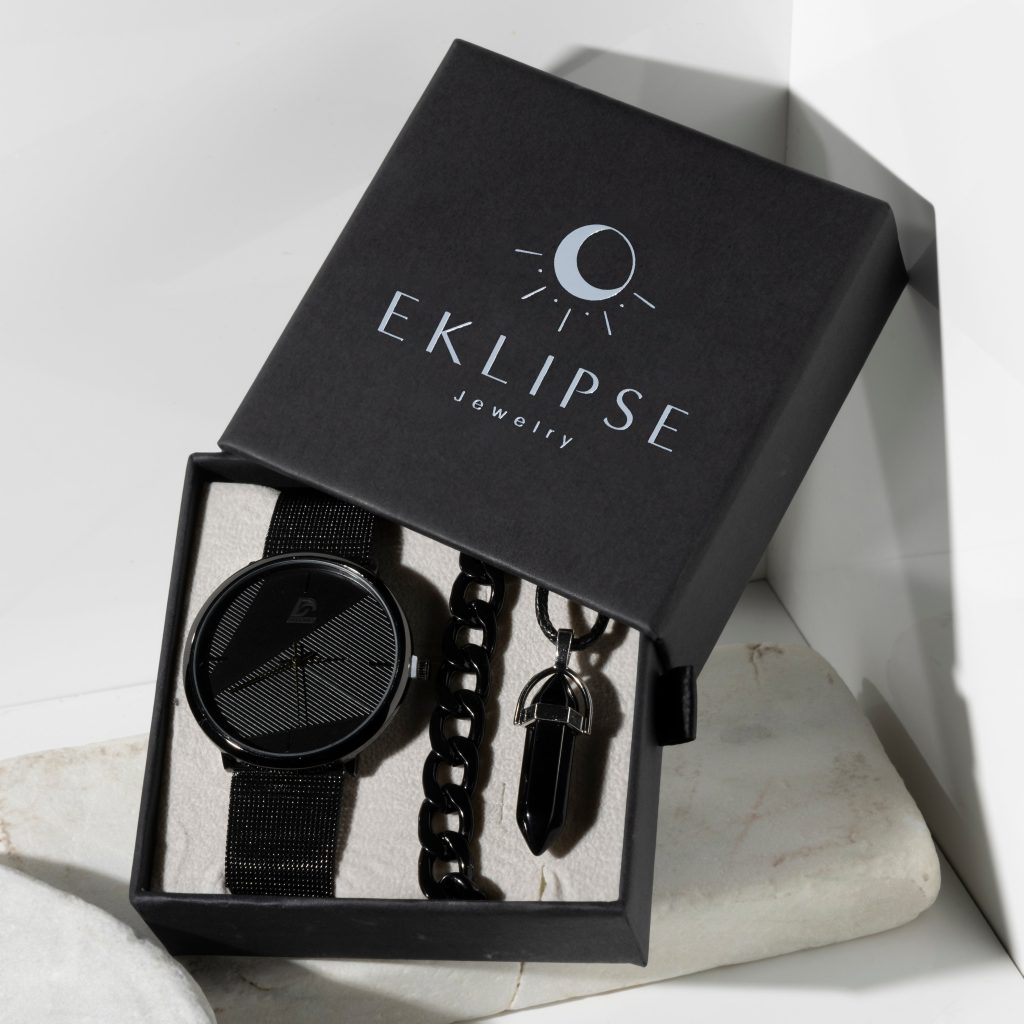 Conjunto de Accesorios "Dark Pack" ® — joyería artesanal Eklipse plata 925