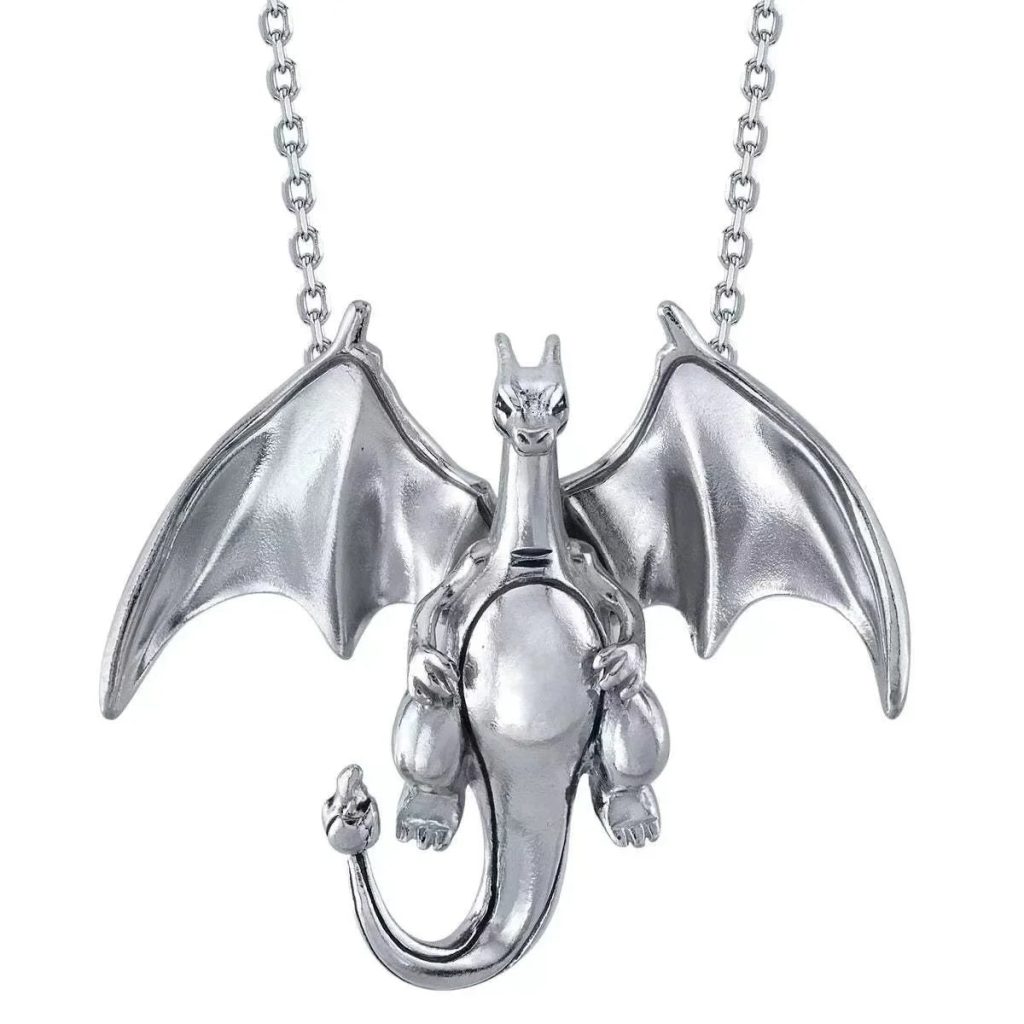 Collar Charizard Acero (Edición Limitada) — joyería artesanal Eklipse plata 925